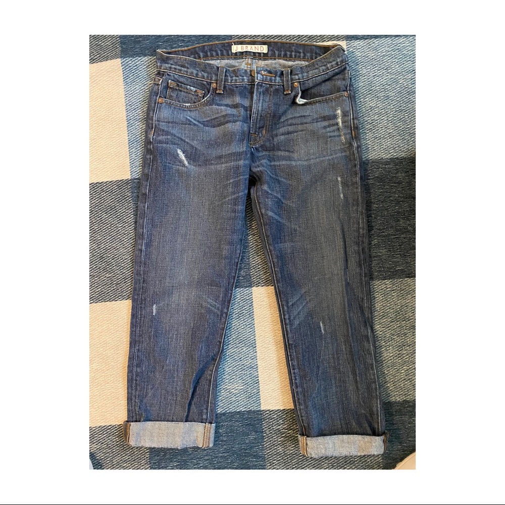 J Brand straight leg cropped jeans size 25